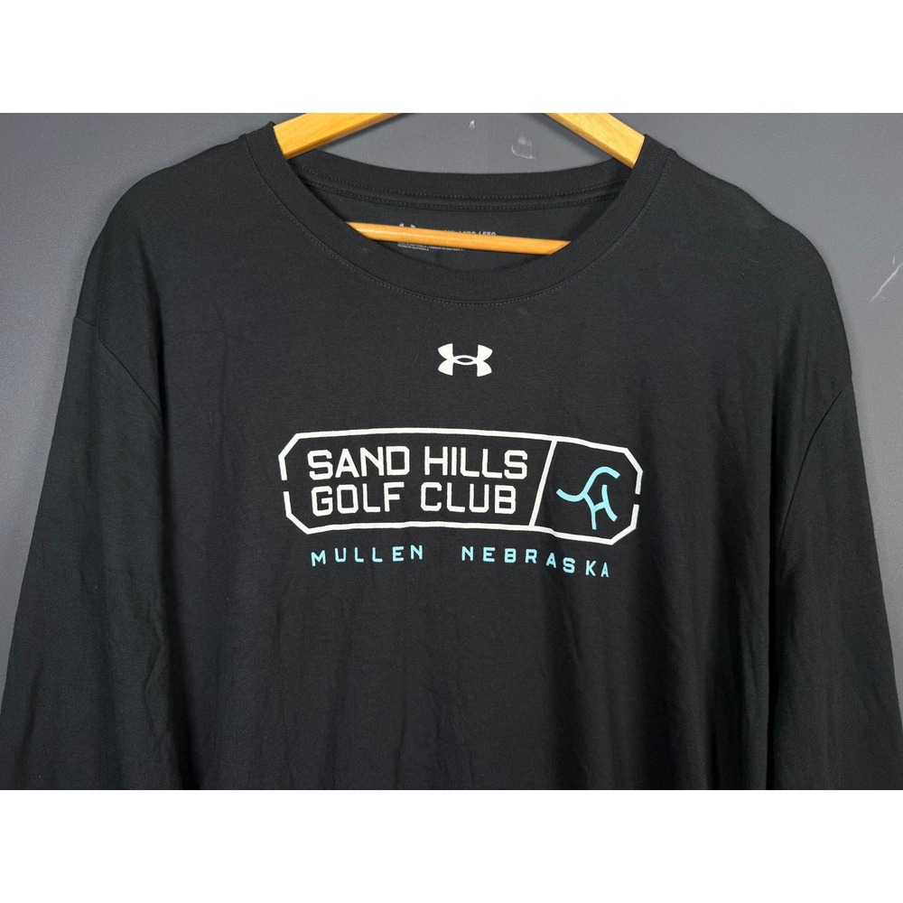 NWT Under Armour Mens 2XL Sand Hills Golf Club Mullen Nebraska Long Sleeve Shirt